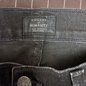 Citizens of Humanity Cropped Black Jeans